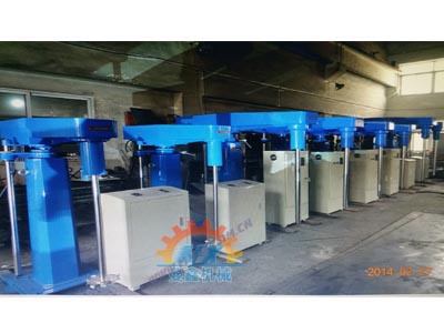 分散機(jī)完成，交付使用